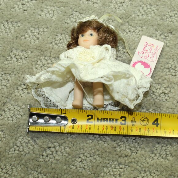 Vtg Cameo Kids Collection Miniature 2.75" Articulated Ceramic "Sydney" Doll - Picture 7 of 7
